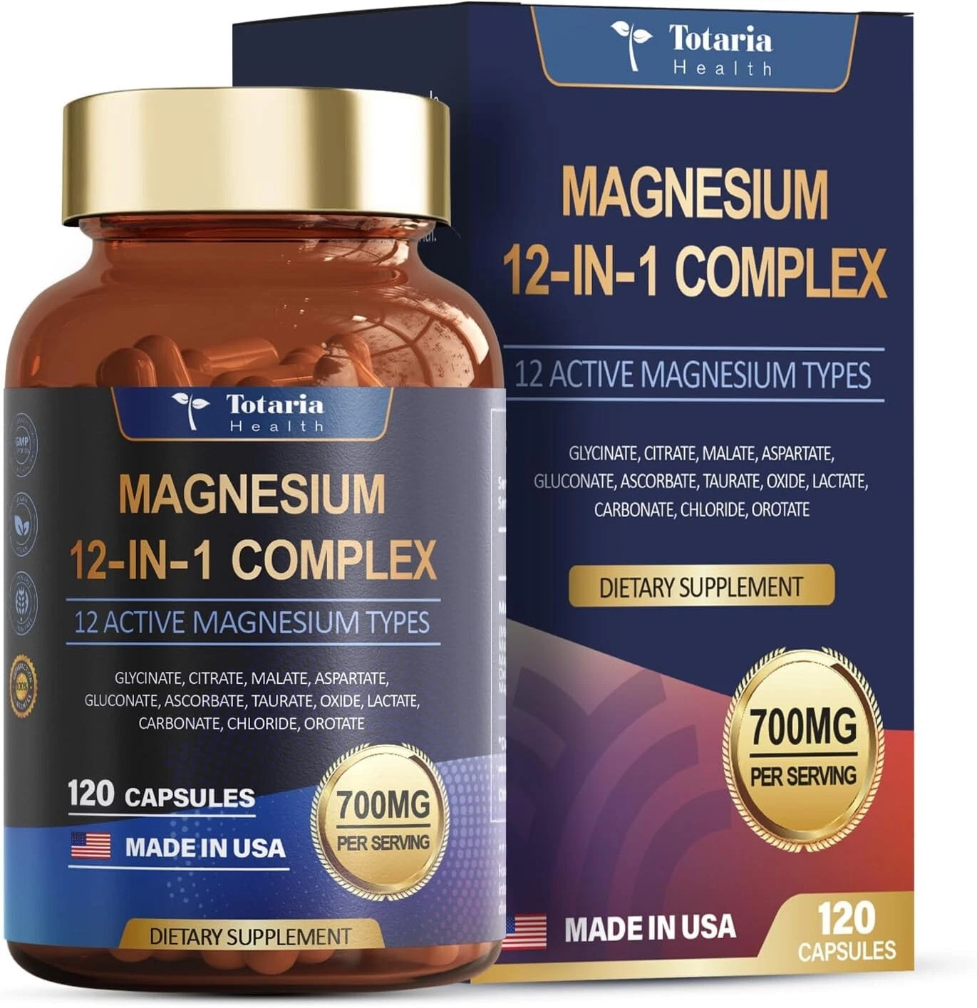 Magnesium Citrate Capsules 1000mg Per Serving - Highest Potency Capsules Vegan