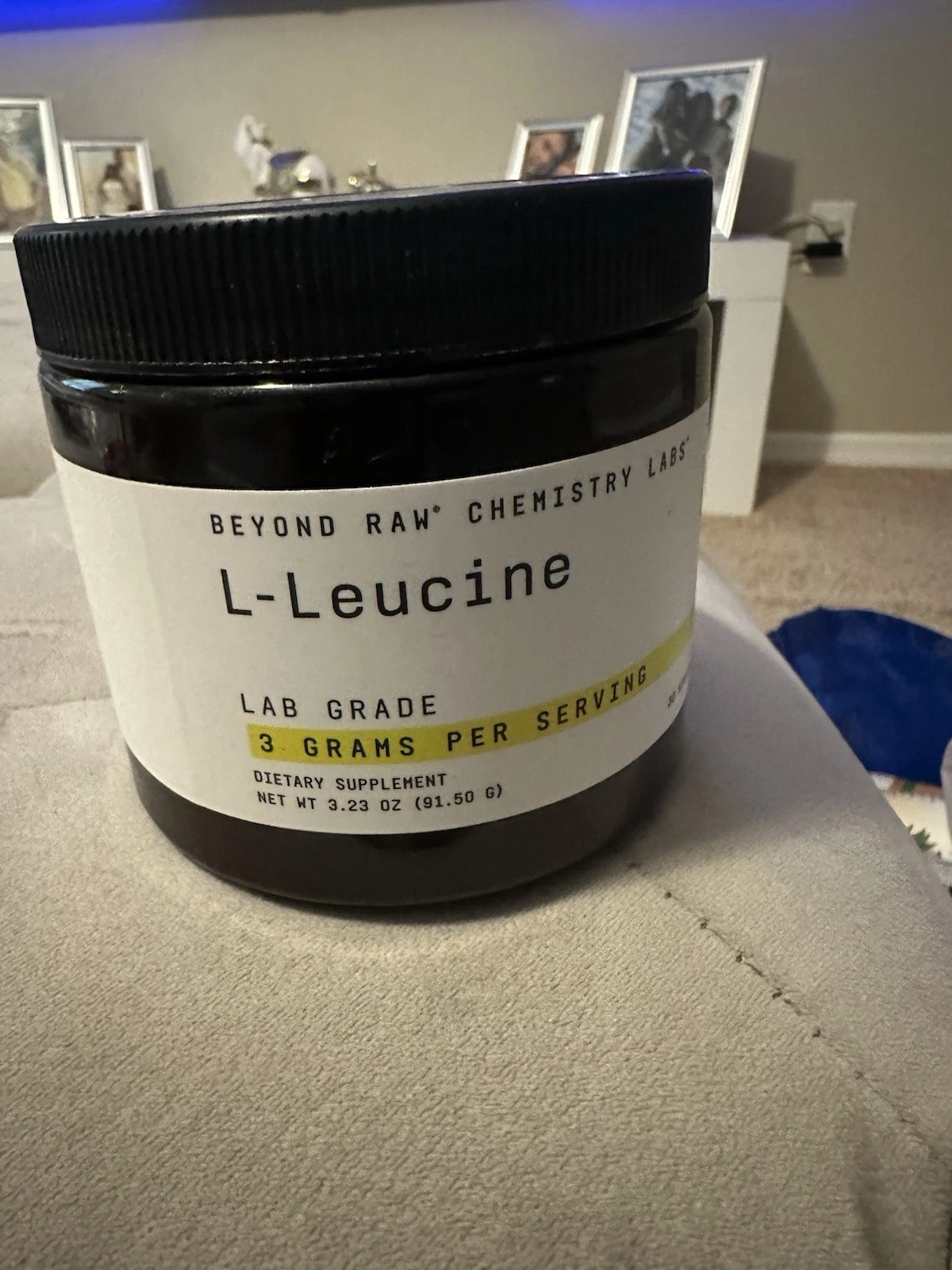 BEYOND RAW Chemistry Labs L-Leucine Powder | Fuels Muscles | 30 Servings