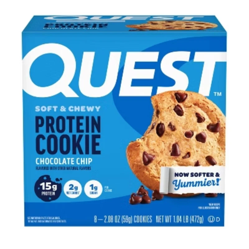 Quest Nutrition 15g Protein Cookie - Chocolate Chip Cookie