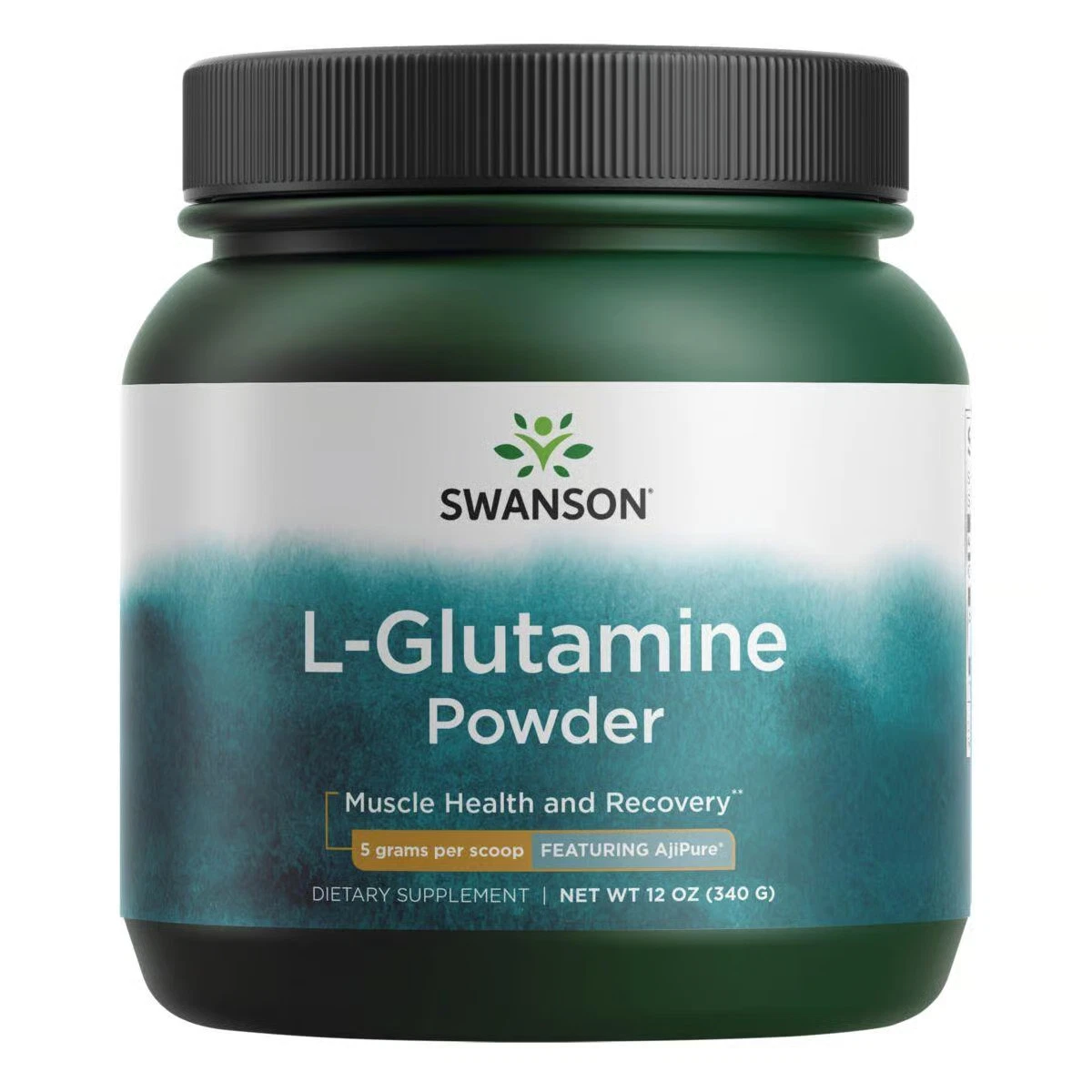 Swanson L-Glutamine Powder - Featuring Ajipure 12 oz Powder