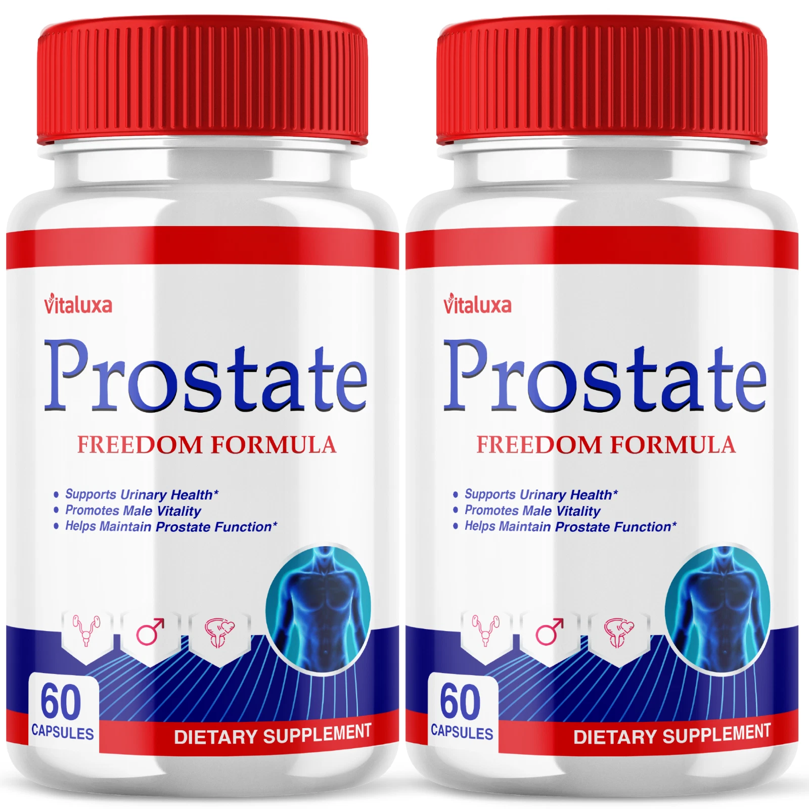 (2 Packs) Prostate Freedom Prostate Supplements for Men Capsules (120 Capsules)