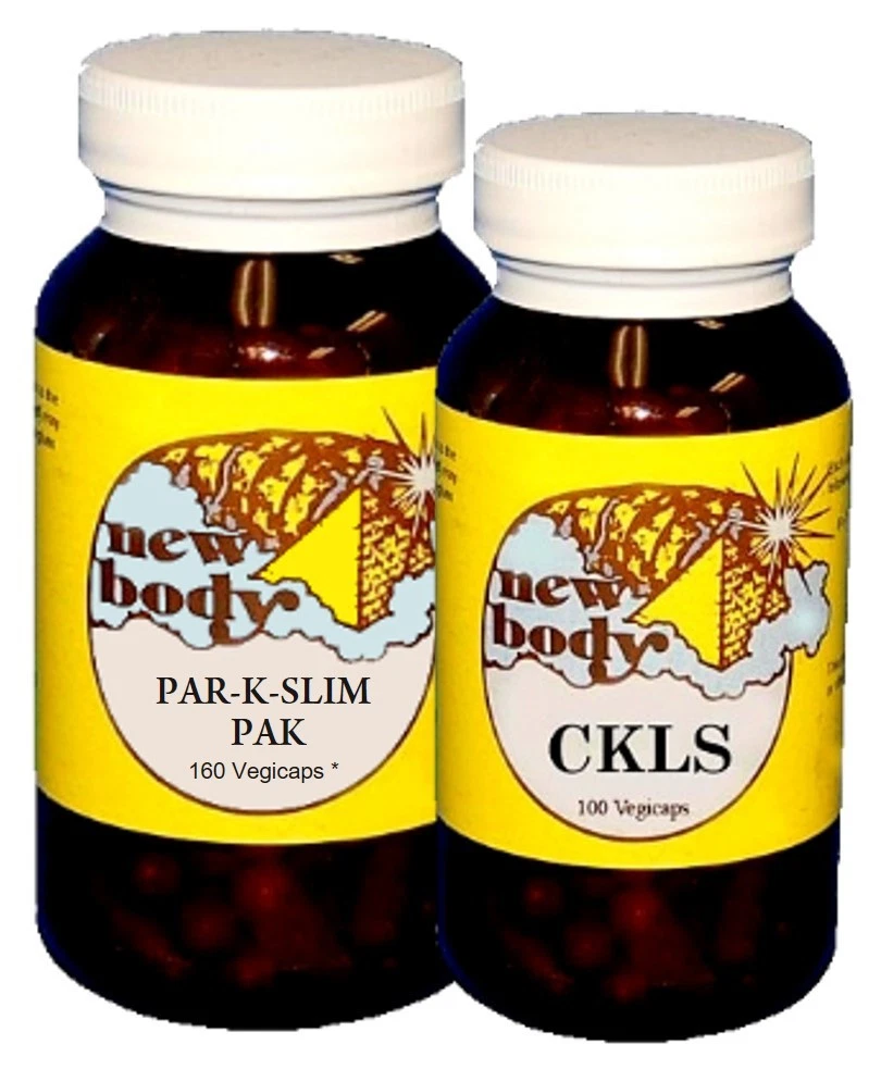 Par-K Slim/CKLS Combo Pack BY New Body Products No Binders, fillers or additives