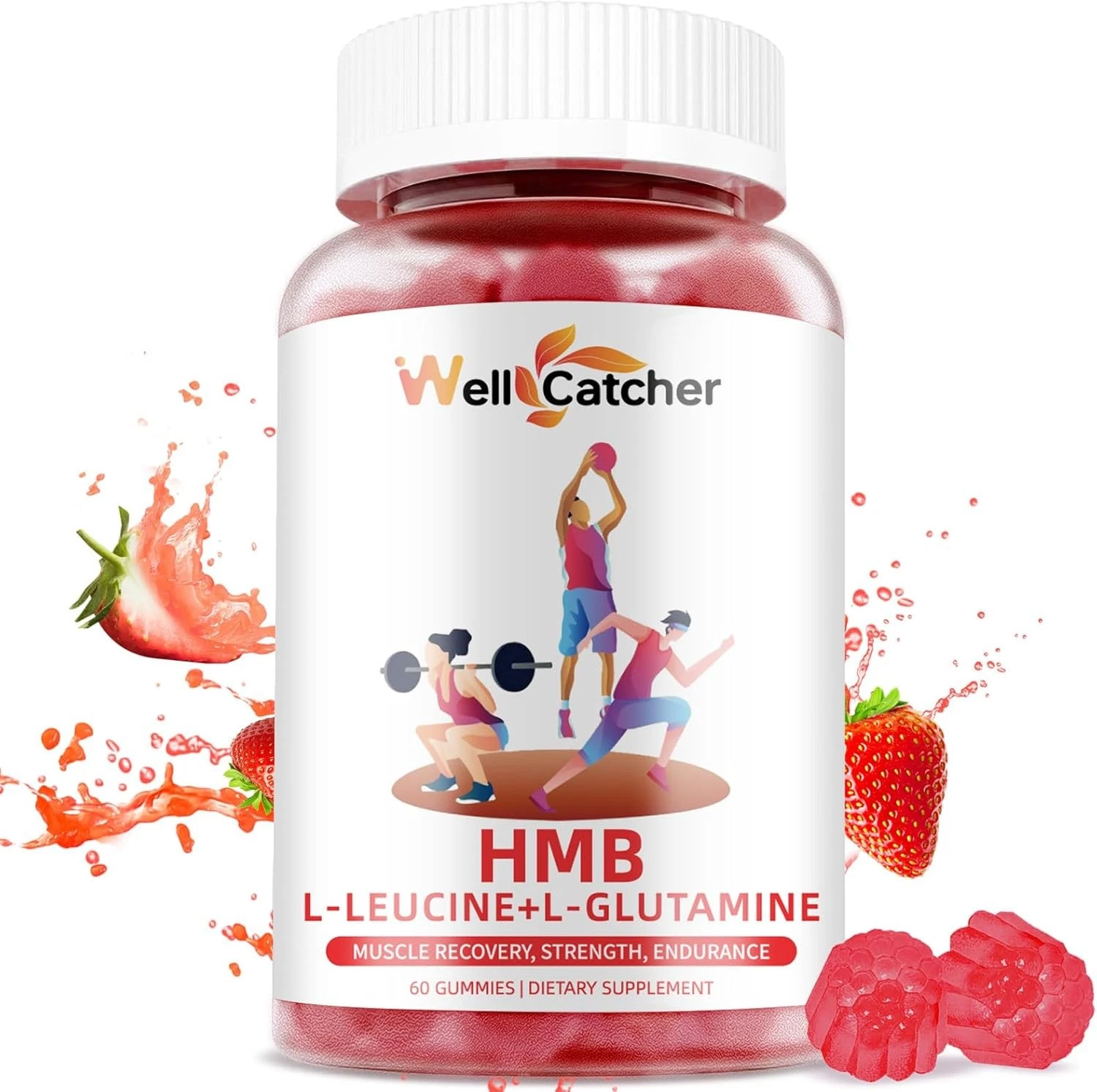 HMB and Leucine Gummies Supplements: Amino Acid for Men...