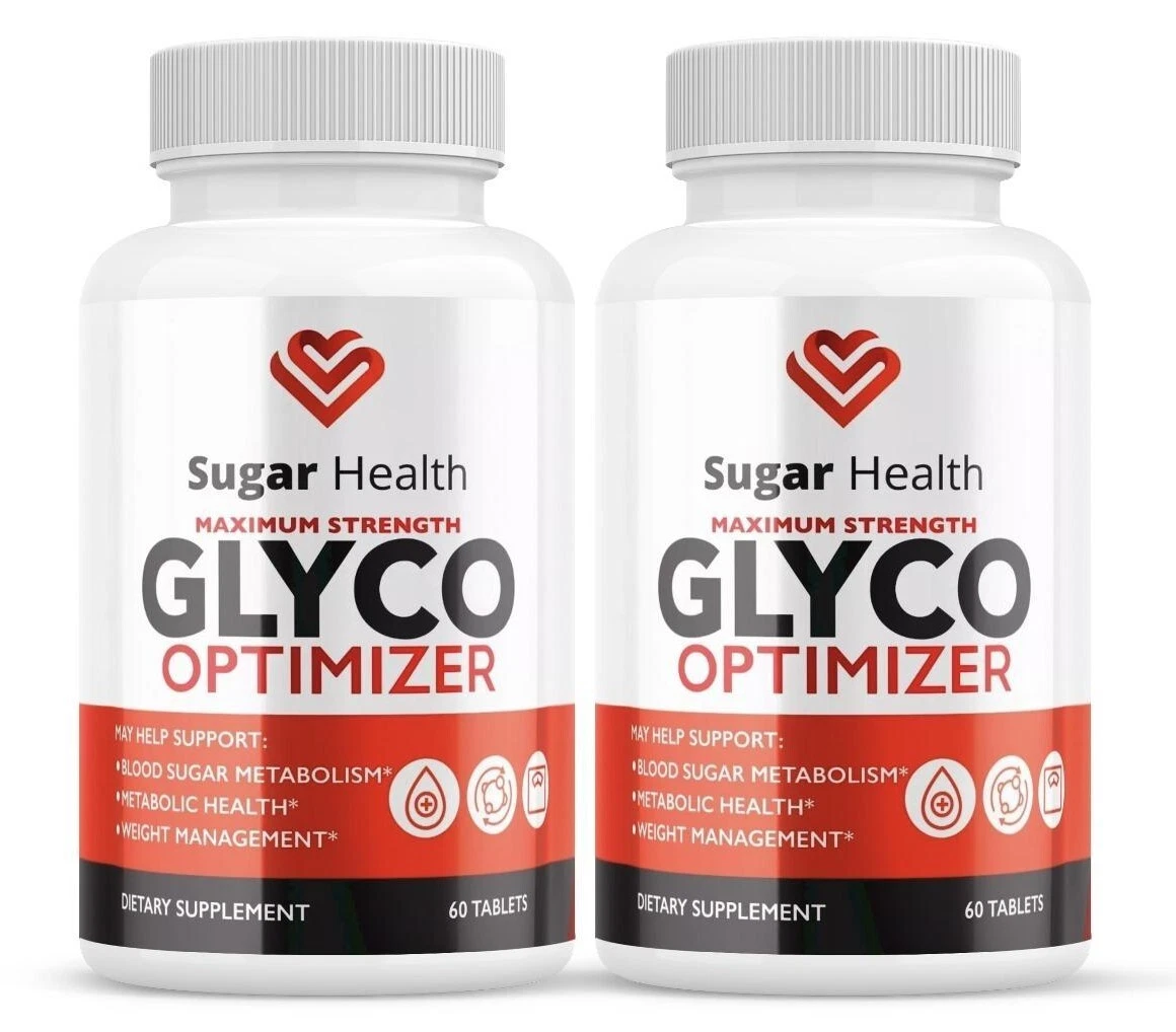 (2 Pack) Sugar Health Glyco Optimizer Supports Blood Pressure & Sugar Levels