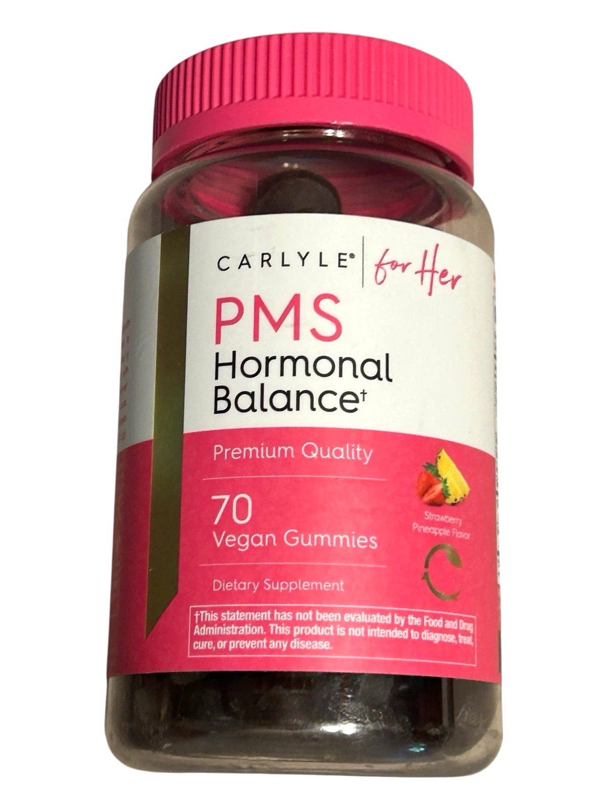 PMS Hormonal Balance for Her - Strawberry Pineapple - 70 Gummies - Ex: 1/26