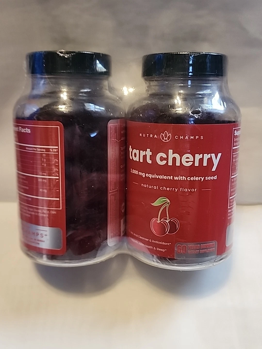 2-Tart Cherry Gummies - 3000Mg Tart Cherry Extract with Celery Seed - Uric Acid