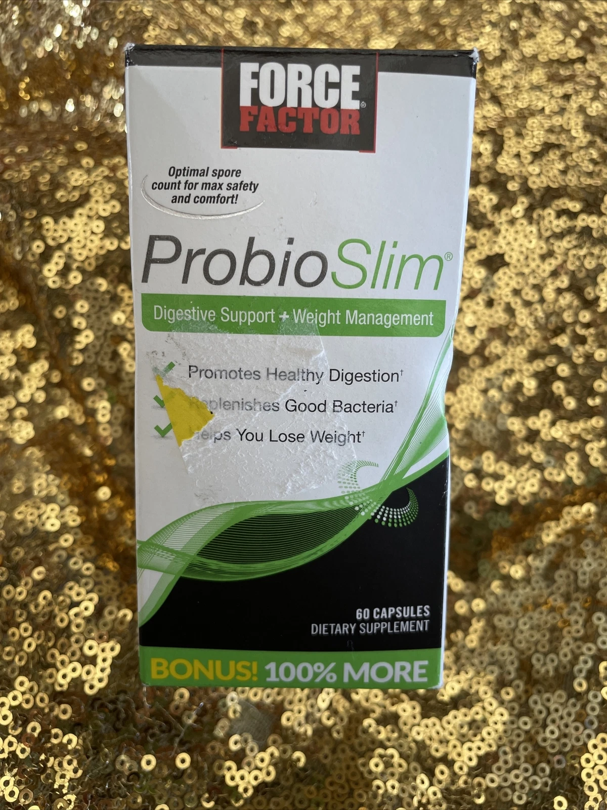 ForceFactor ProbioSlim 60 capsules Exp:08/2025