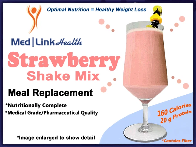 STRAWBERRY POWDER SHAKE WEIGHT LOSS | 6 BOXES | SIMILAR TO Optifast® 800