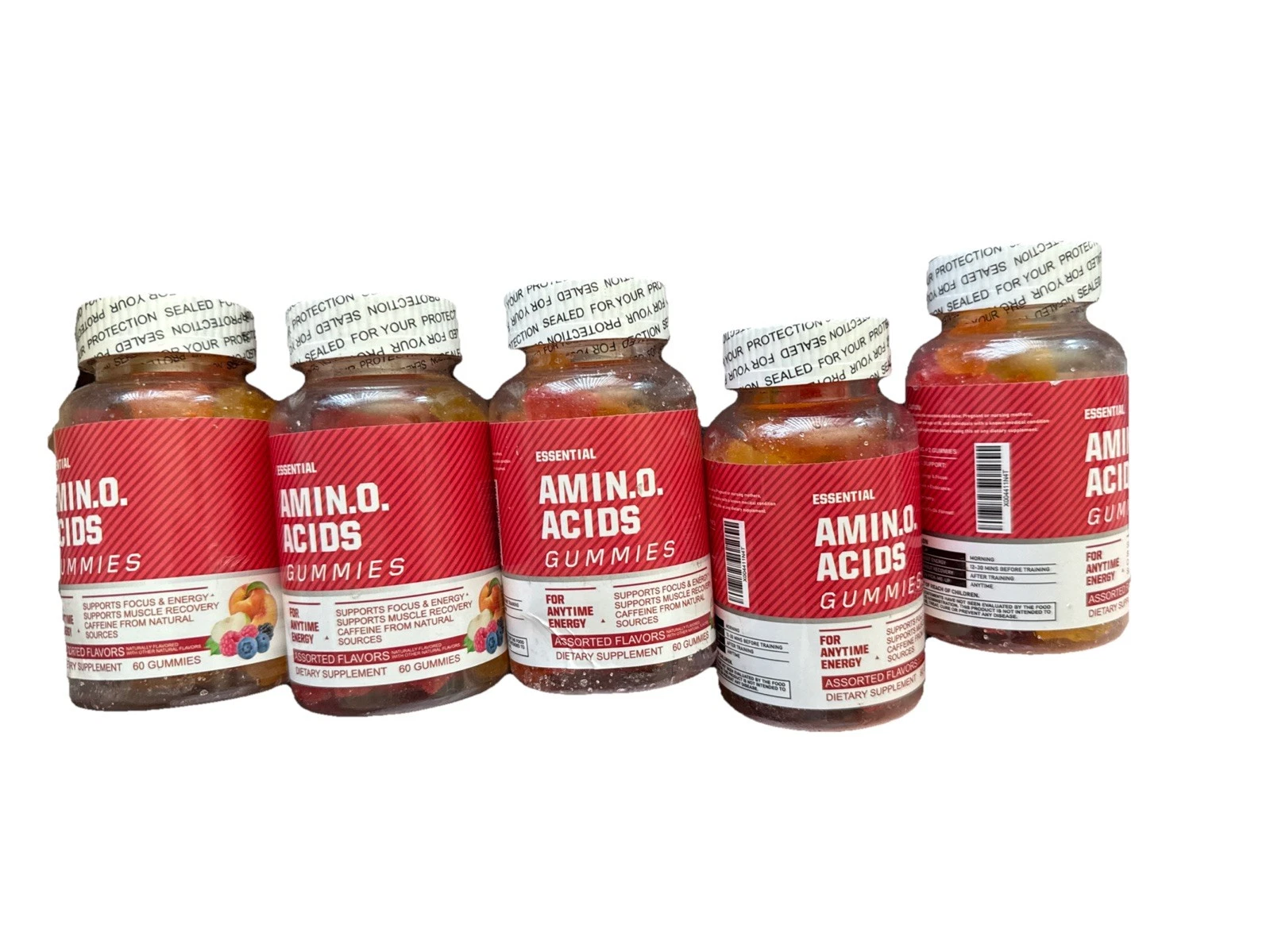 Essential Amin.O. Acids Gummies #60 Assorted Flavors 12/26 Lot (6)