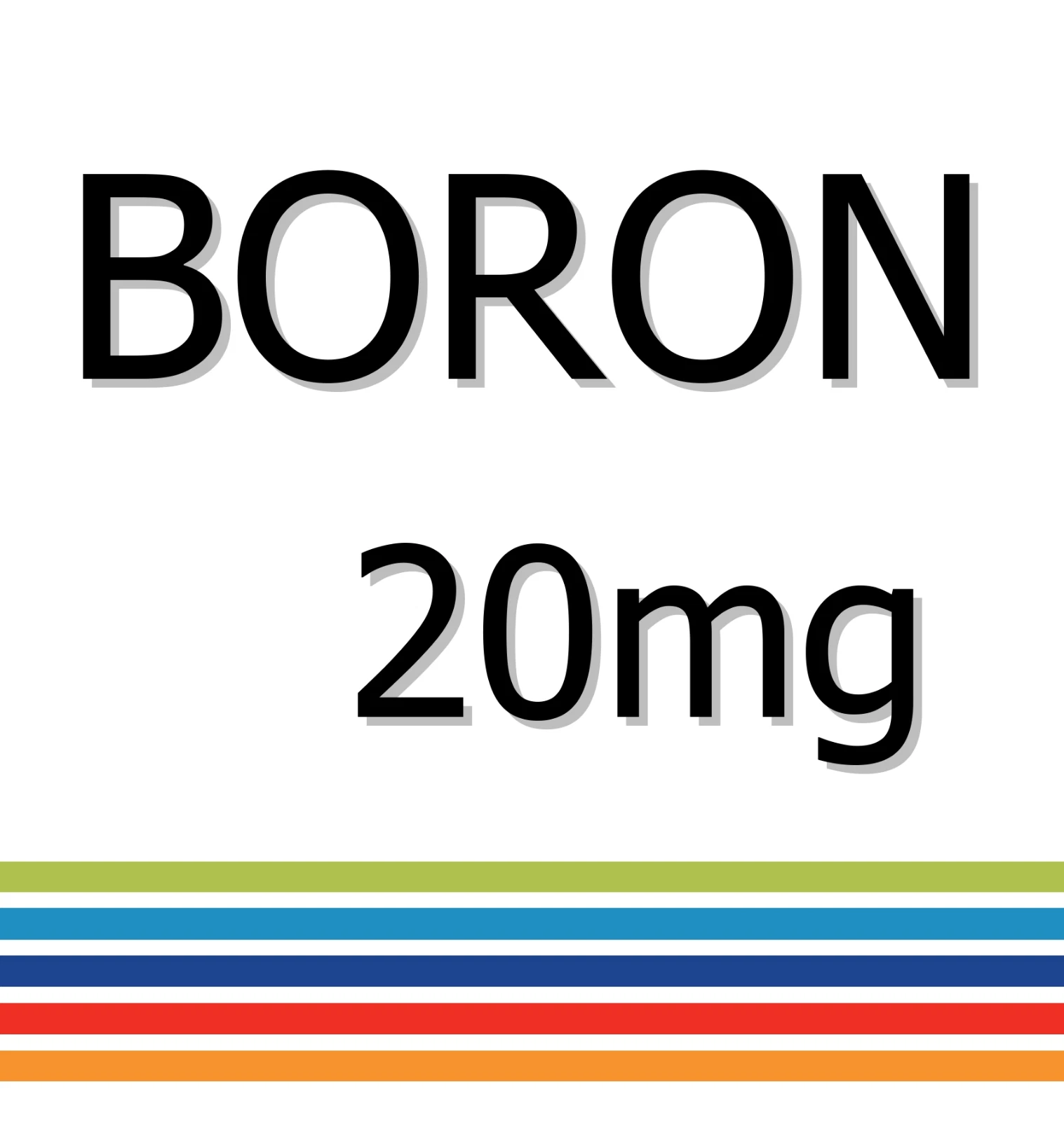 BORON 20mg x 30 Tablets - Skin Health