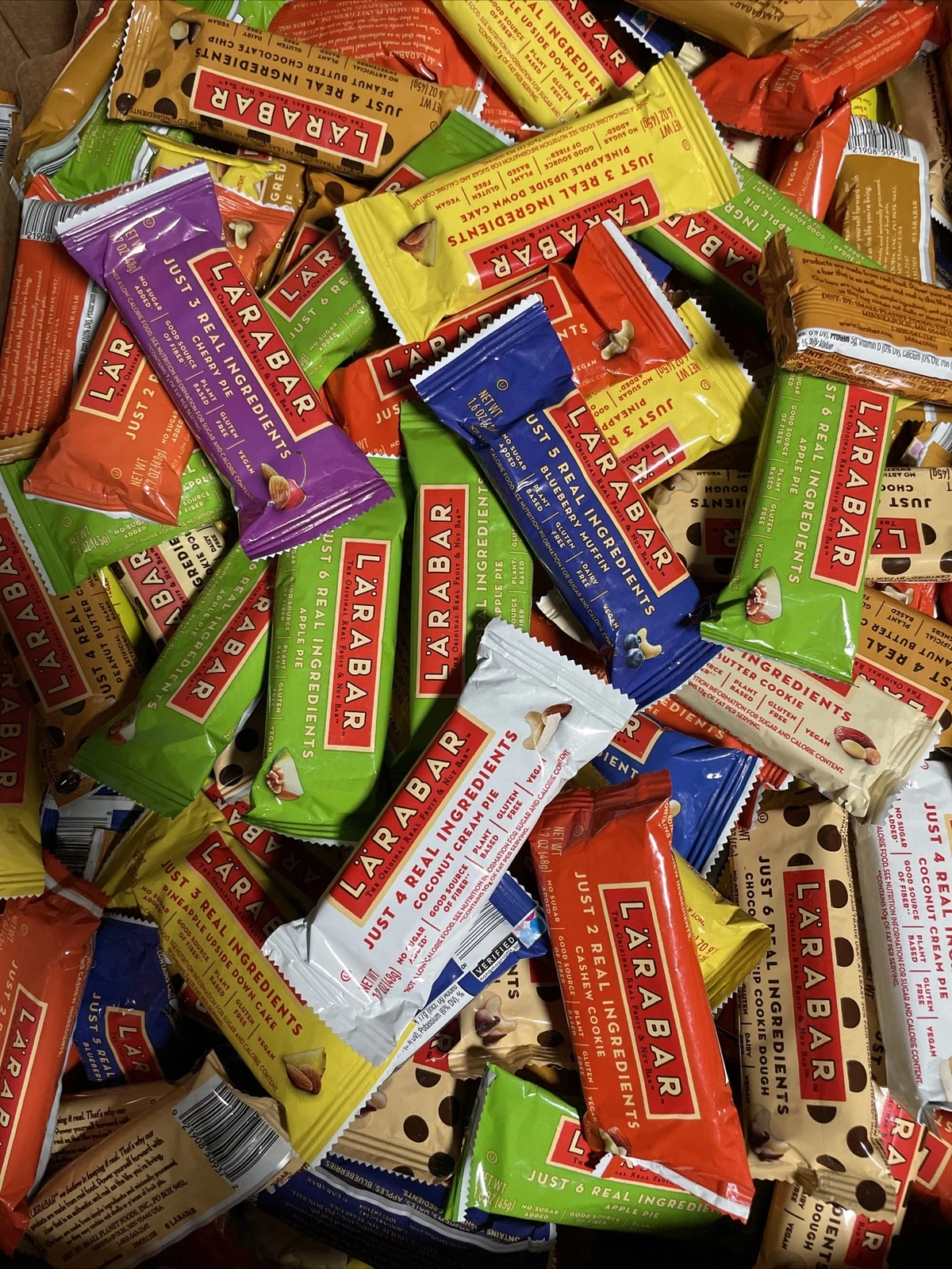 100CT Larabar Protein Bar Lot Variety Flavors Choco, Cherry , Apple, Cookie Spec