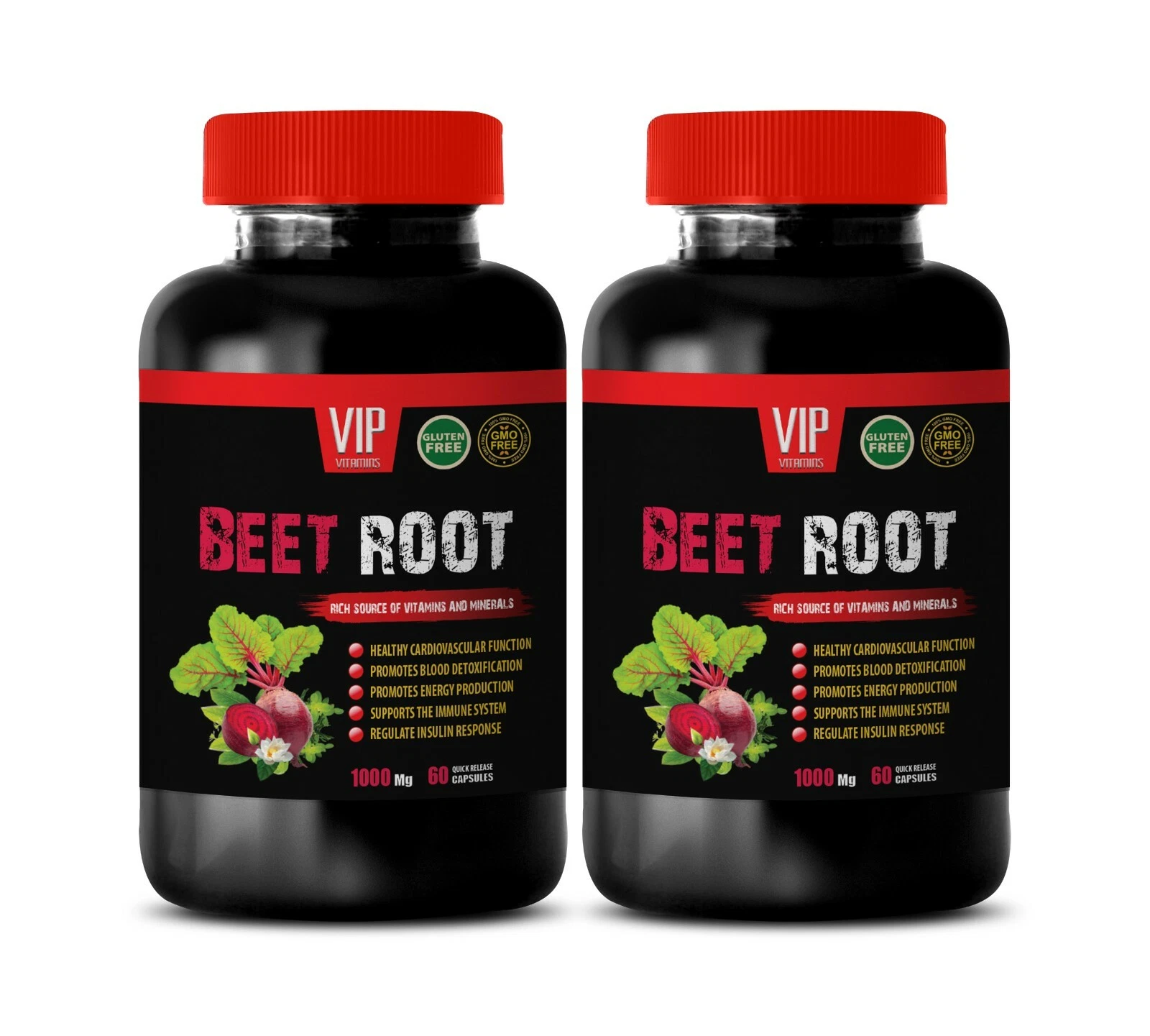 digestion support supplements - BEET ROOT - brain booster 2 Bottles