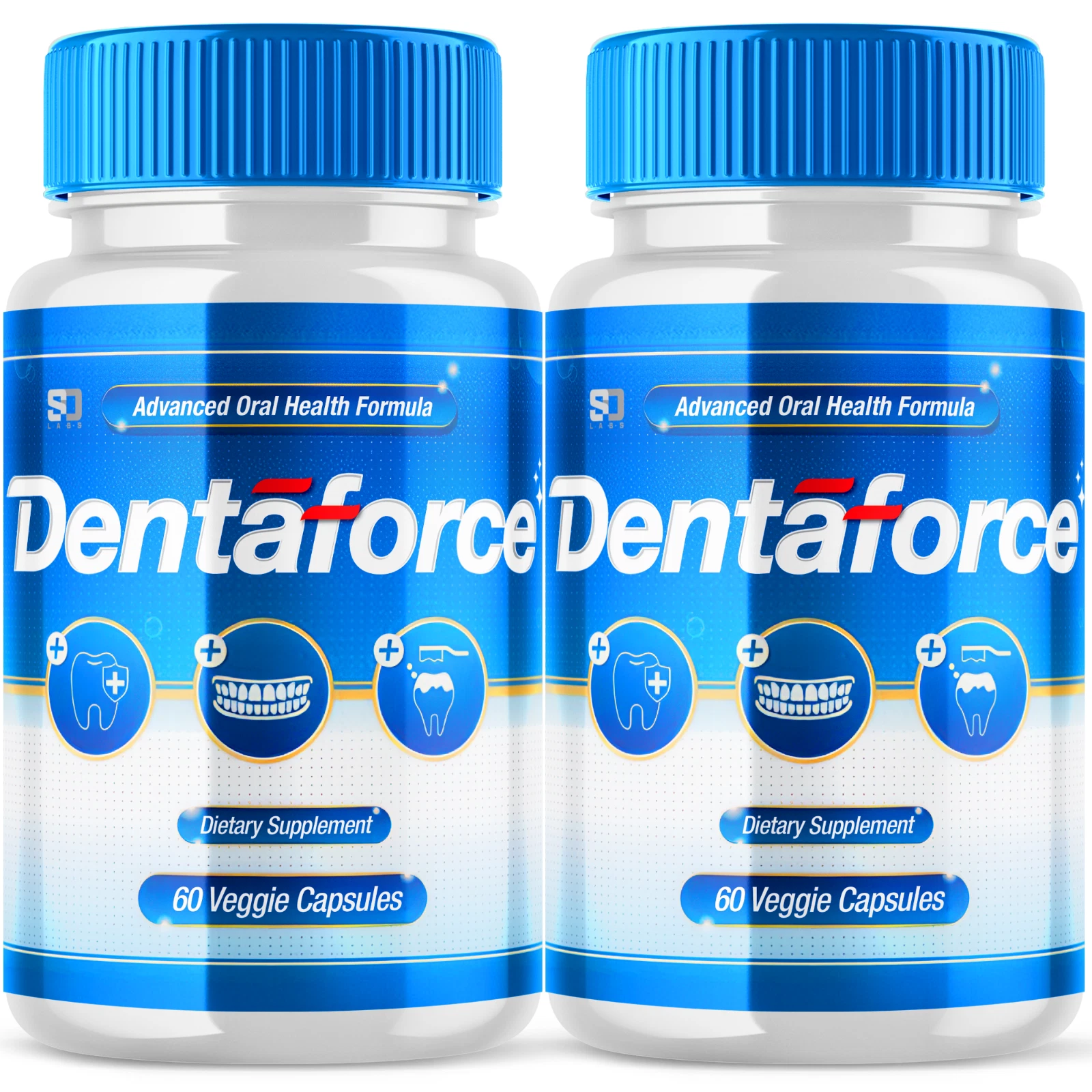 Dentaforce Advanced Oral Health Formula Supports Teeth & Gum Health (2 Pack)