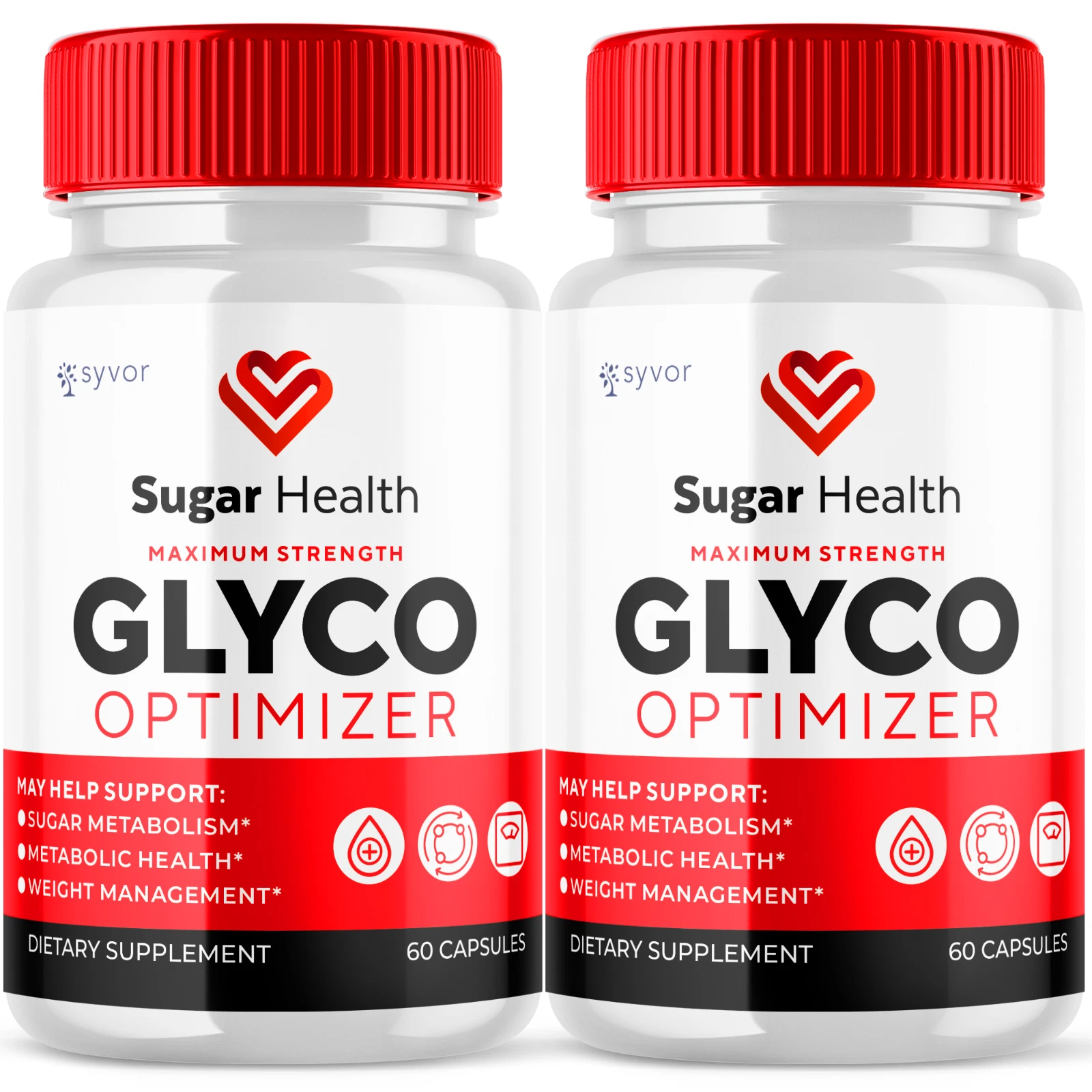 Sugar Health Glyco Optimizer Advanced Glycogen Support Supplement 120 Capsules