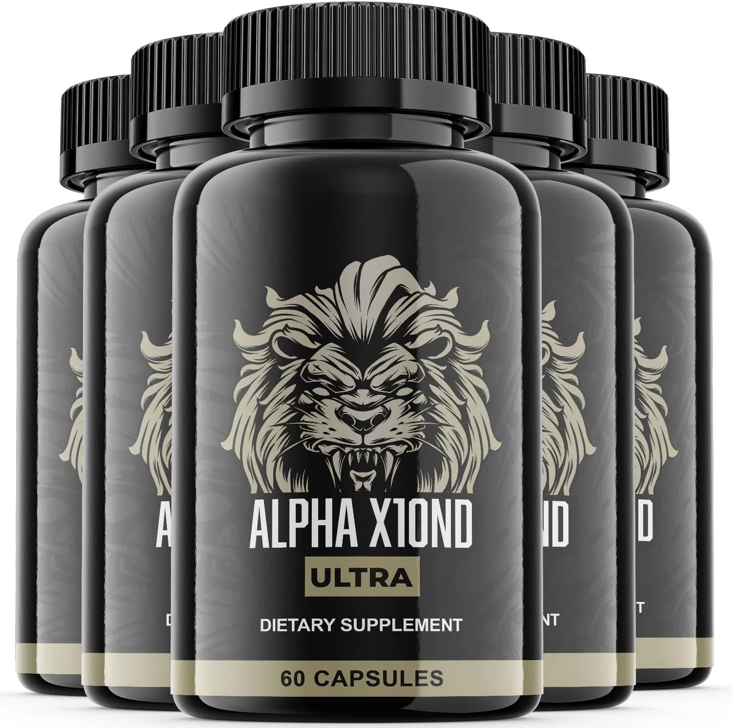 Alpha X10ND Ultra Pills - Alpha X10ND For Male Vitality Support ORIGINAL -5 Pack