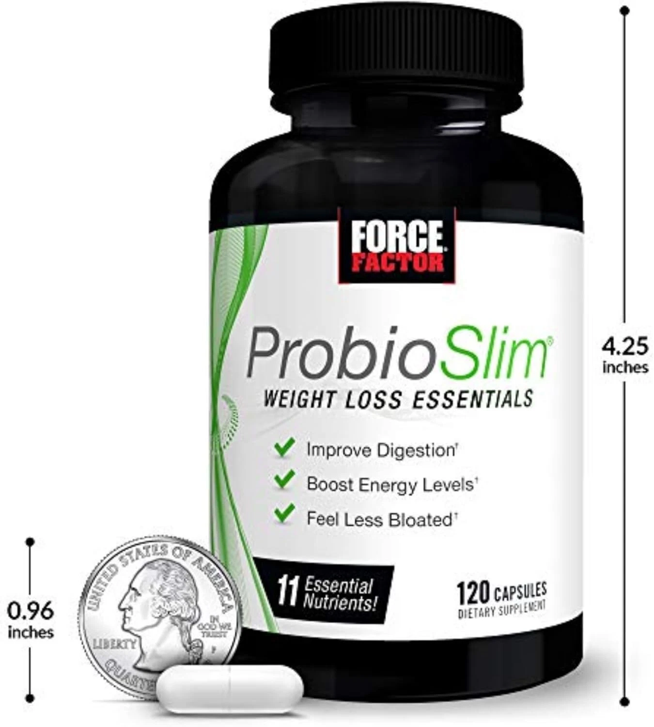FORCE FACTOR ProbioSlim Weight Loss Essentials Complete Daily Digestive Health a