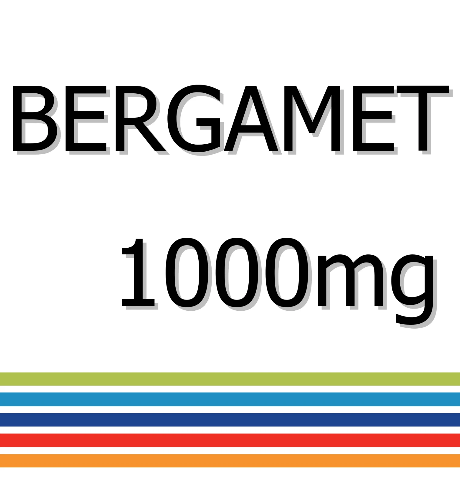 BERGAMET 1000mg x 60 Tablets - Improved Skin