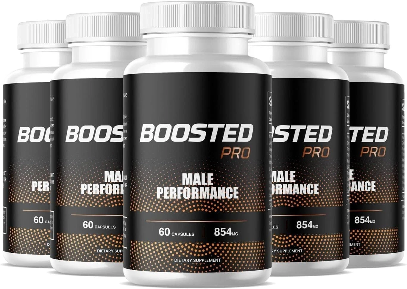 Boosted Pro Male Performance Advanced Formula Supplements (300 Capsules) Pack 5