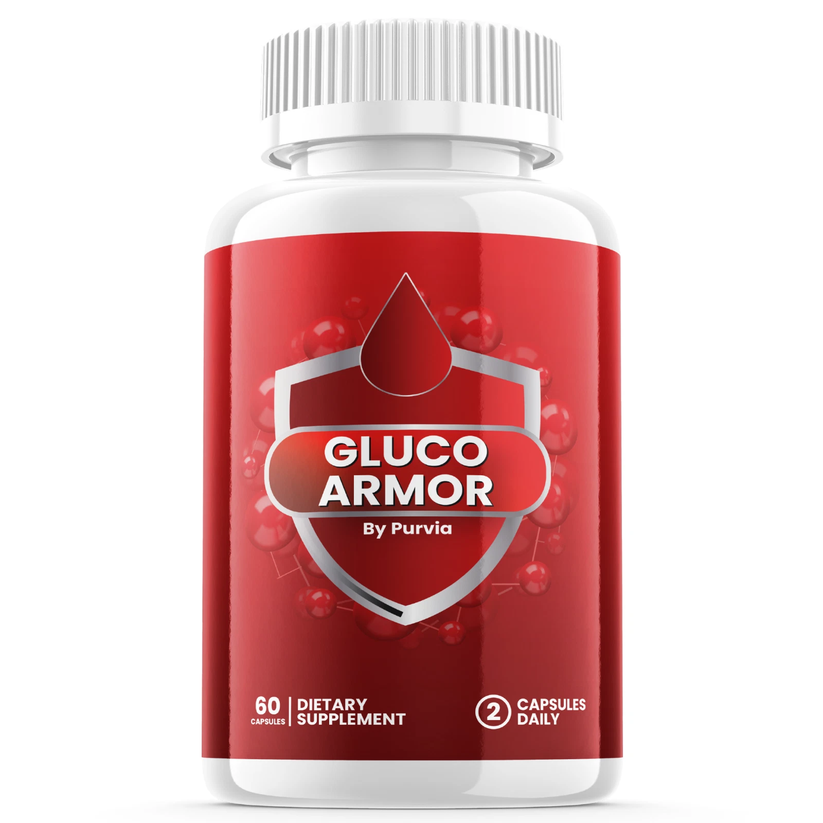 Gluco Armor Capsules for Maximum Overall Wellness Health Support Made in USA