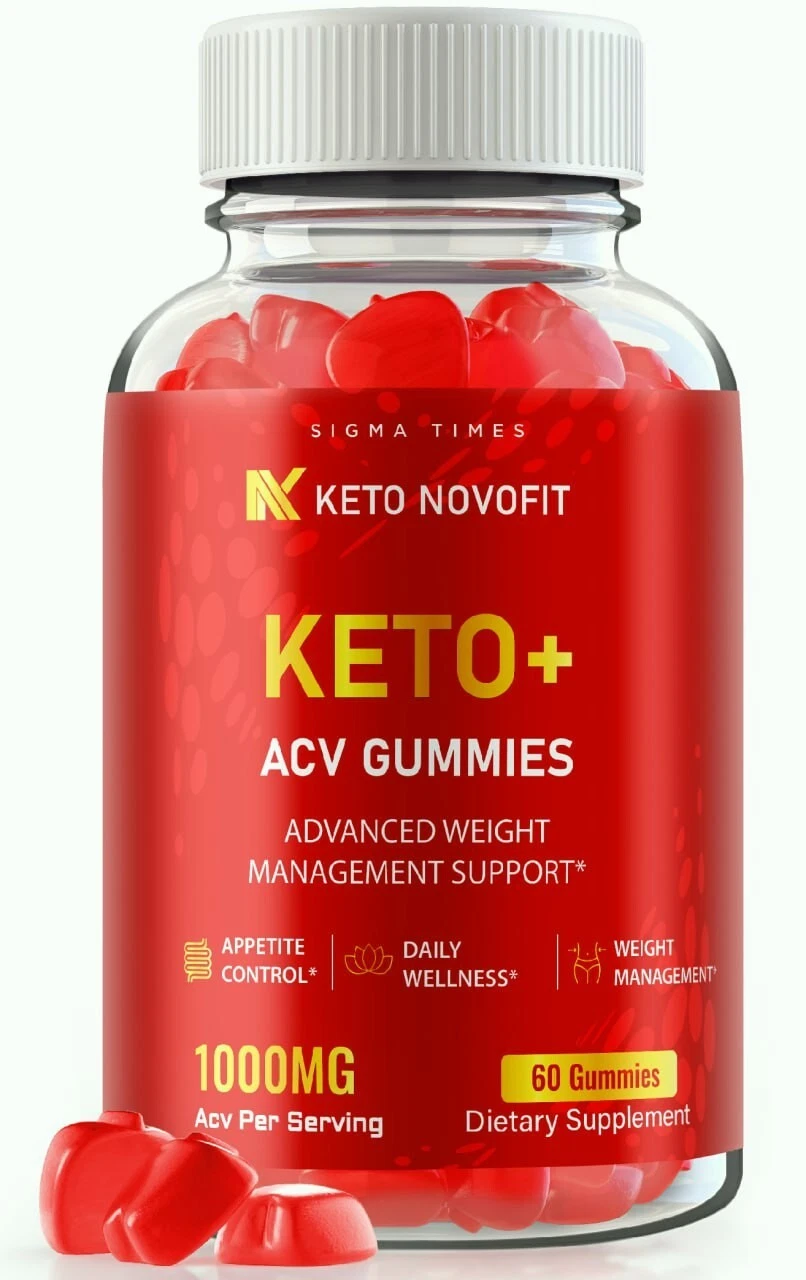 Keto Novofit ACV Weight Loss Gummies to Shed Excess Weight & Belly Fat 60ct
