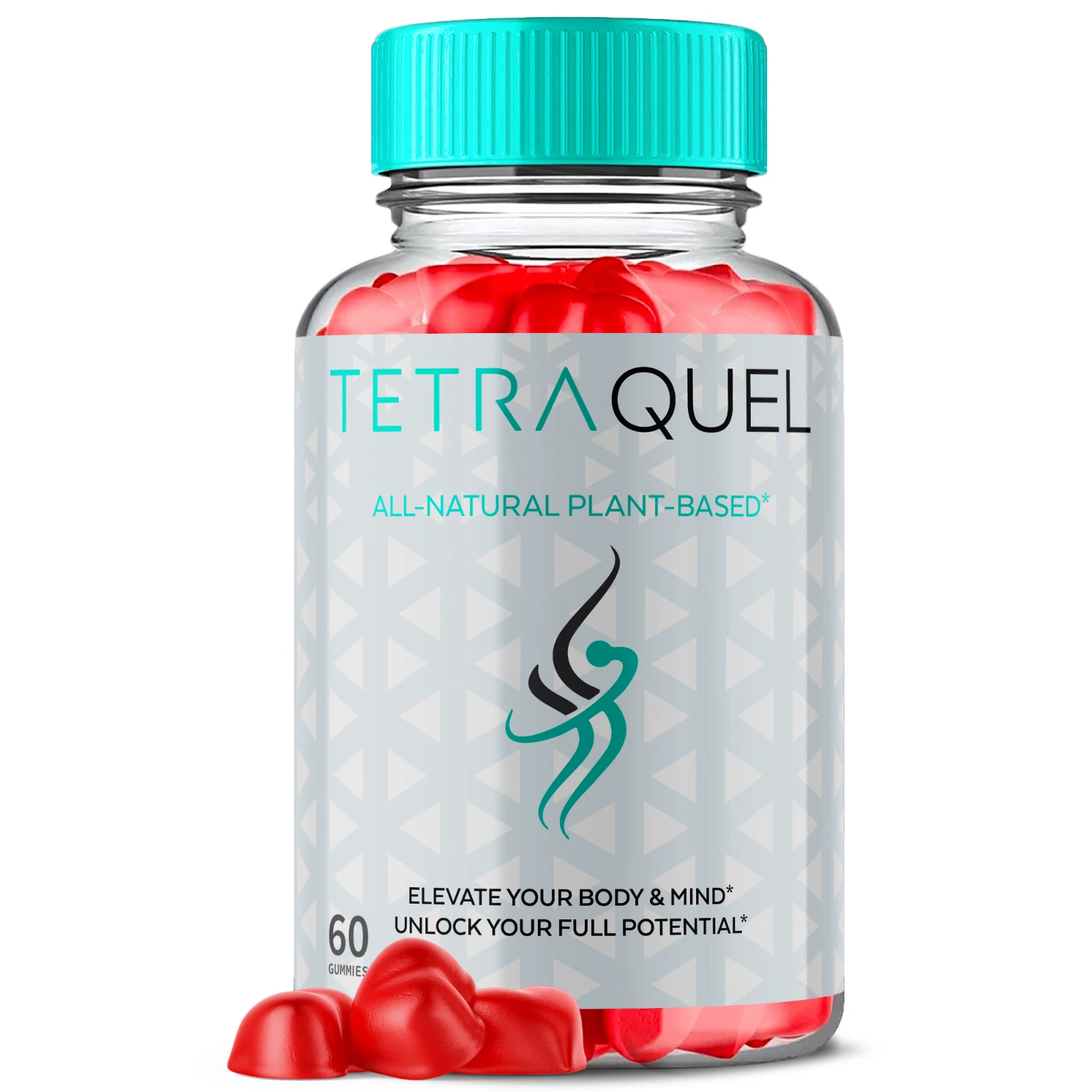 Tetraquel Keto Apple Cider Vinegar Gummies Max ACV Strength Supplement 60 Pills