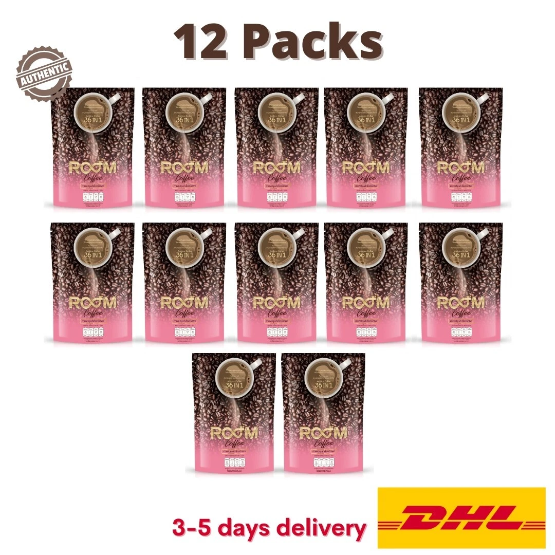 12packs Room Coffee Weight Management LowCal No Sugar Arabica Detox Diet Healthy