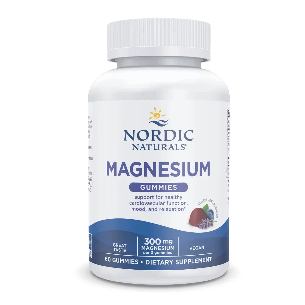Nordic Naturals Magnesium Gummies, Vegan - 60 Count