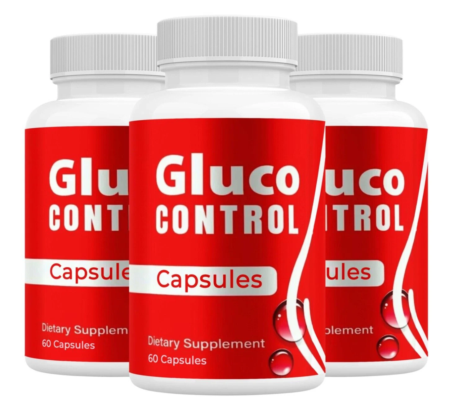 Gluco Control Capsules Healthy Blood Support - GlucoControl Pills ( 3 Pack )