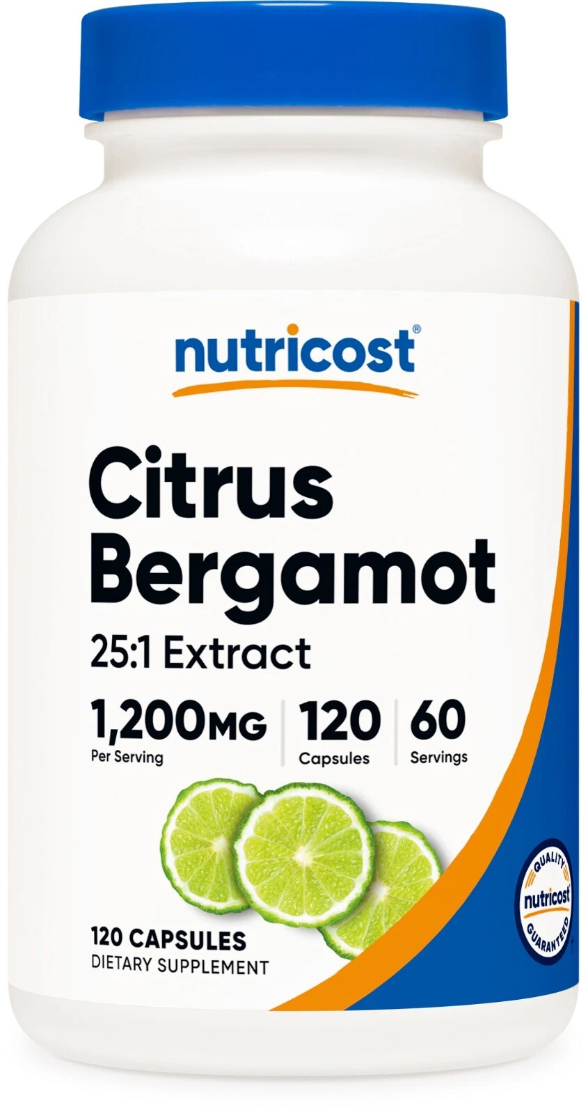 Nutricost Citrus Bergamot (120 Capsules, 60 Servings / 1,200 Mg Per Serving)