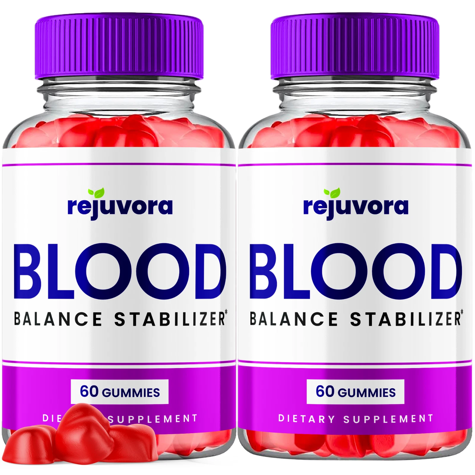 Rejuvora Gummies Advanced Balance Support Supplement 1000MG Serving 120 Gummies