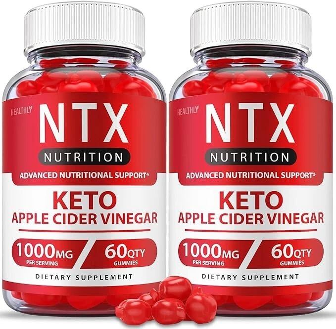 NTX Keto Gummies Advanced Nutritional Support Supplements (120 Gummies) 2-Pack