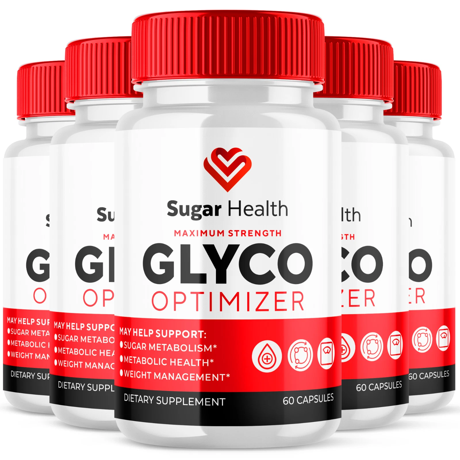 Sugar Health Glyco Optimizer Advanced Glycogen Support Supplement 300 Capsules