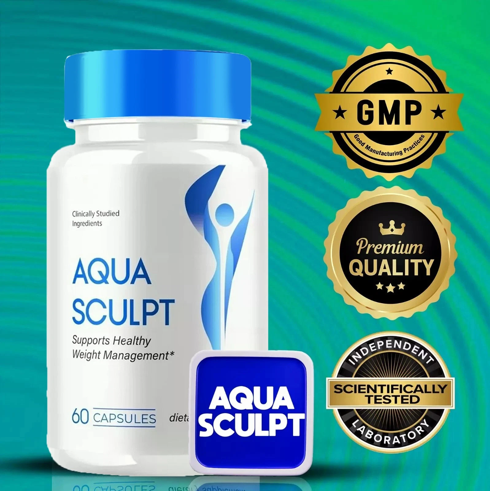 Aqua Sculpt Advanced Weight Loss Support Aquasculpt Maximum Strength with Box