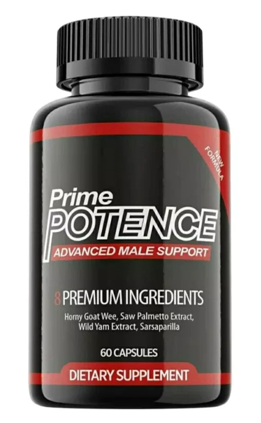 Prime Potence Advanced Male Support All Natural Dietary Supplement (60 Capsules)