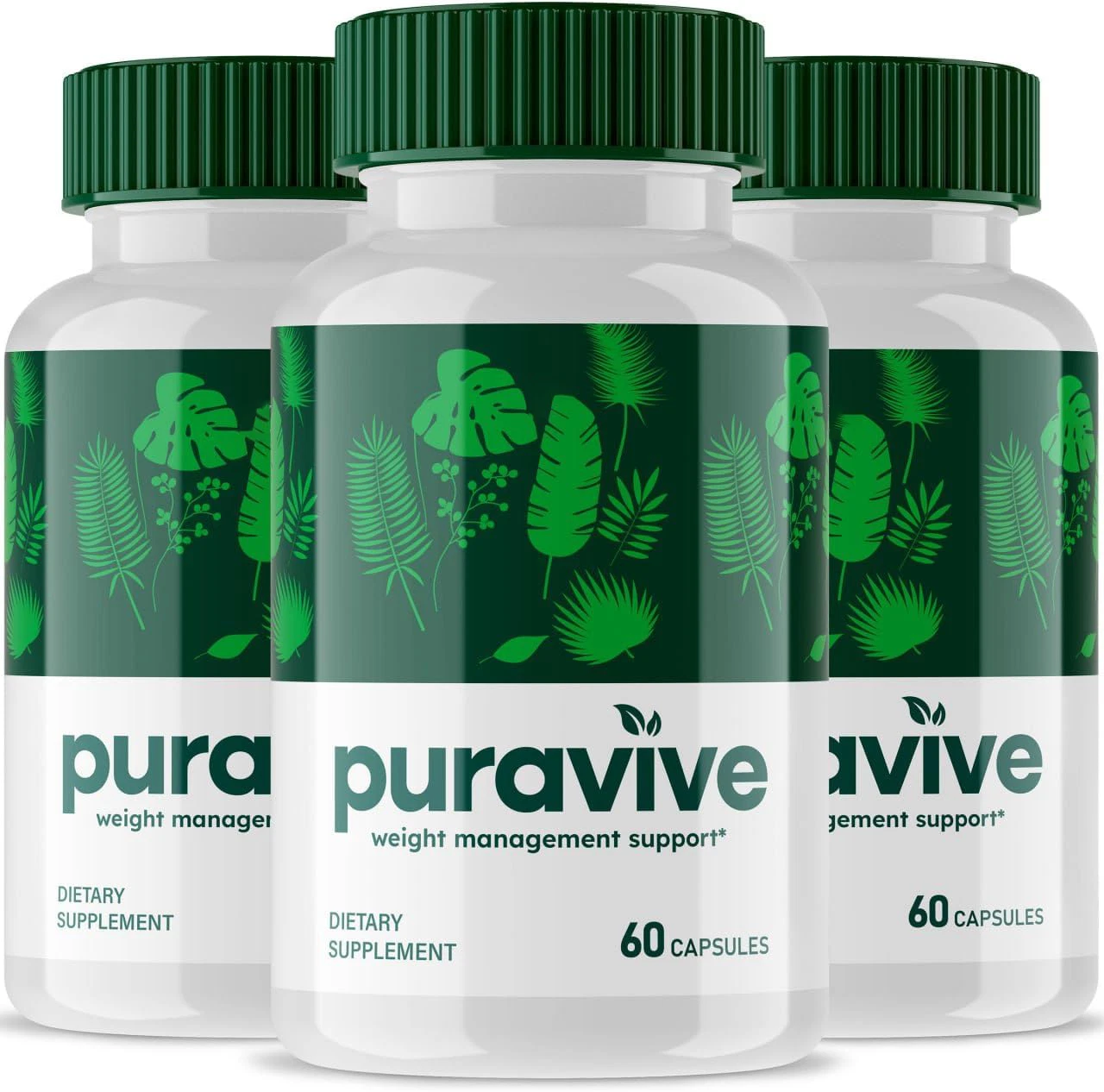 (3 Pack) Puravive Weight Loss Capsules - Official Formula For Weight Management