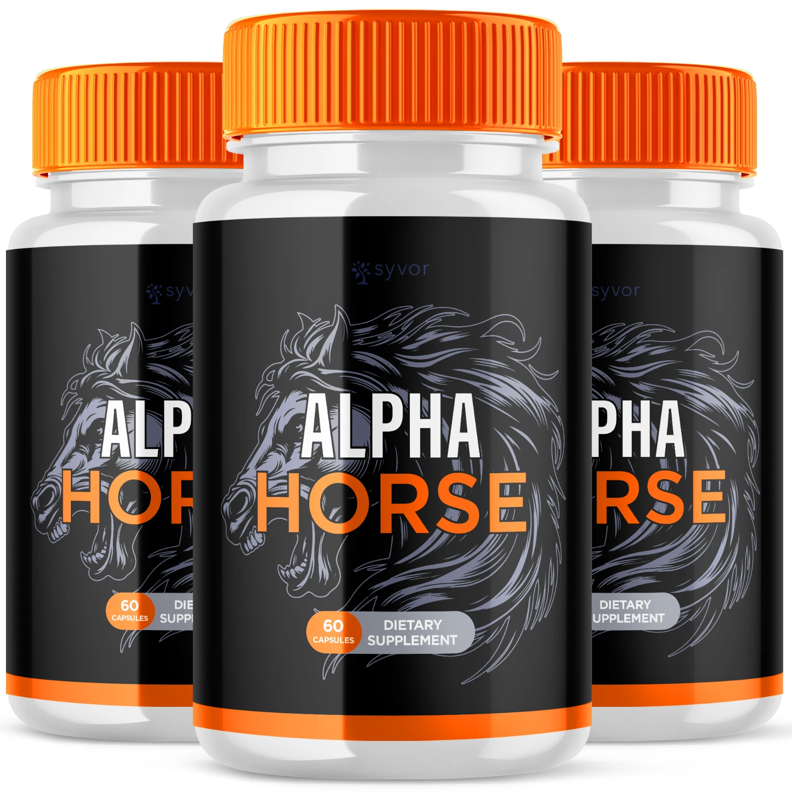 Alpha Horse Pills For Men Advanced Vitality Support Supplement 180 Capsules