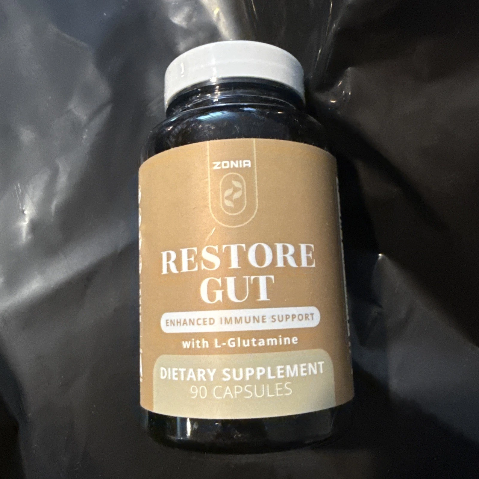 Zonia Restore Gut with L-Glutamine Digestive Support 90 Vegan Caps 06/26 NEW