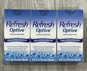 (3X) Bottles Of Refresh Optive Lubricant Eye Drops 0.5fl oz 12/2025