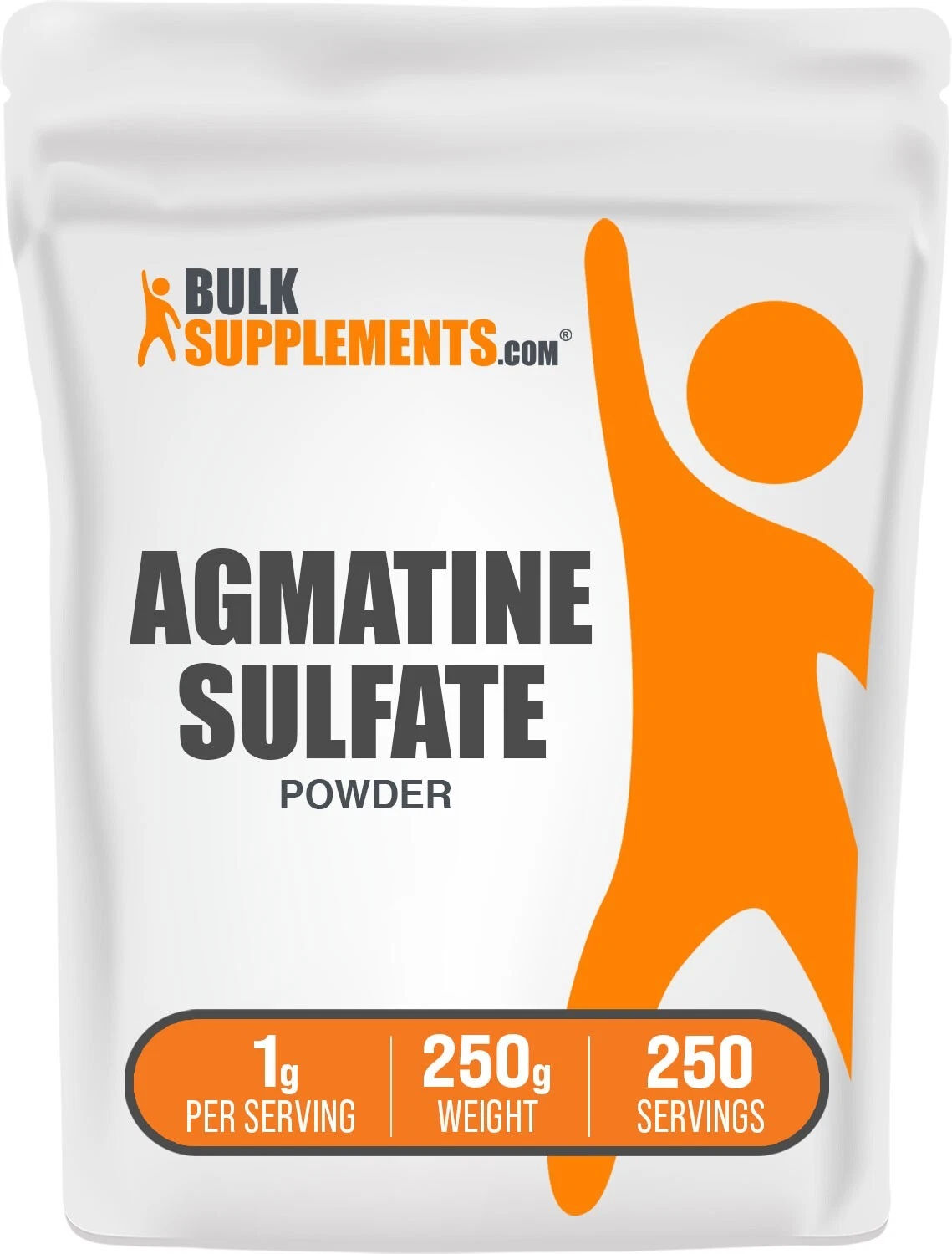 BulkSupplements Agmatine Sulfate - Nitric Oxide -Pre Workout Powder- 1g Servings