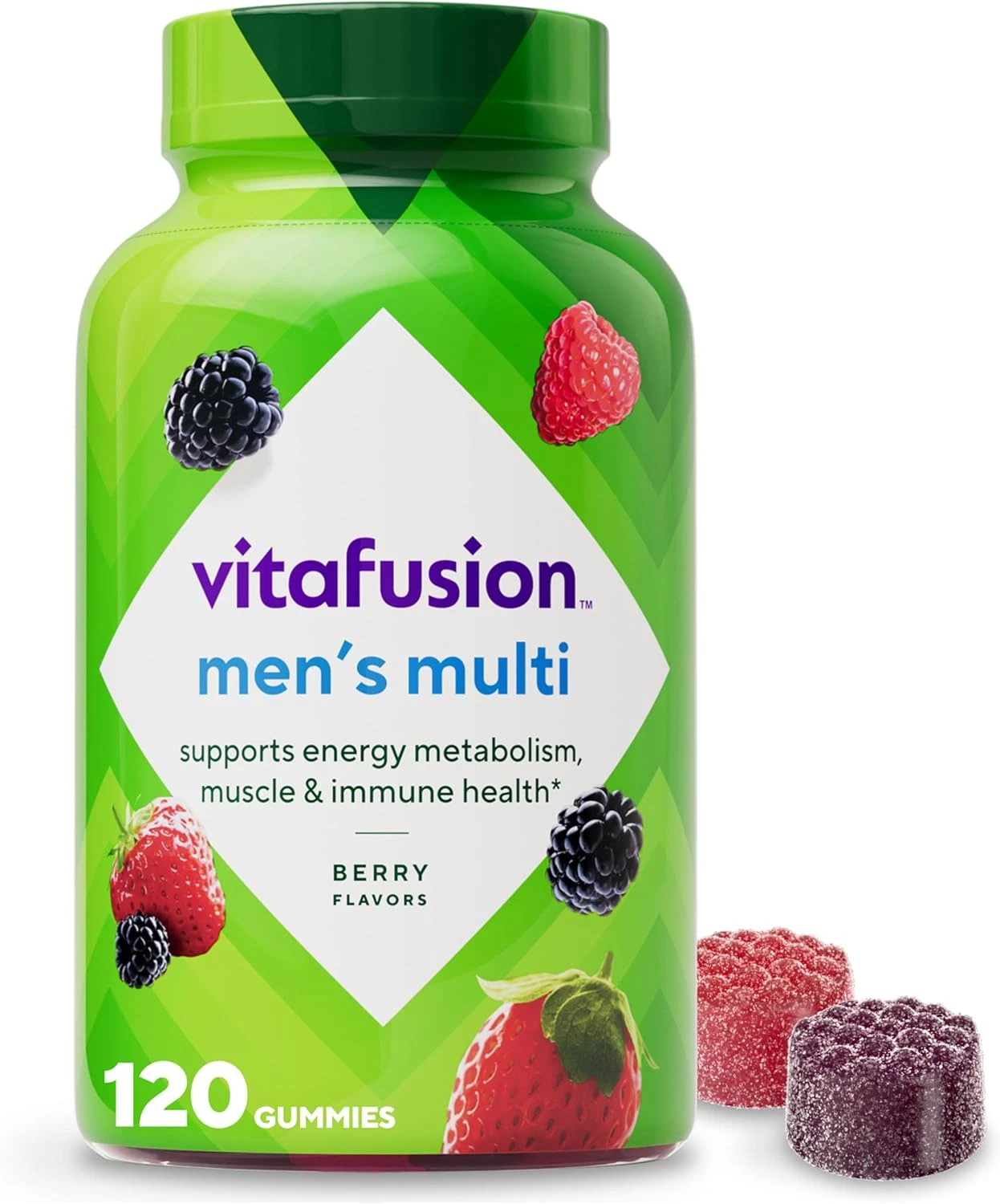 Vitafusion Men'S 50+ Daily Multivitamin, Gummy Vitamins, 120 Ct