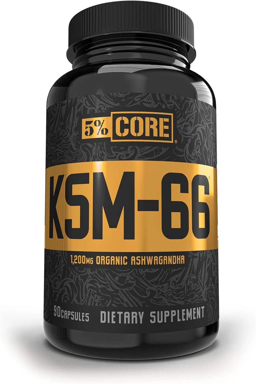 Core KSM-66 Ashwagandha | 1,200Mg Organic Ashwagandha Root Powder Extract | High
