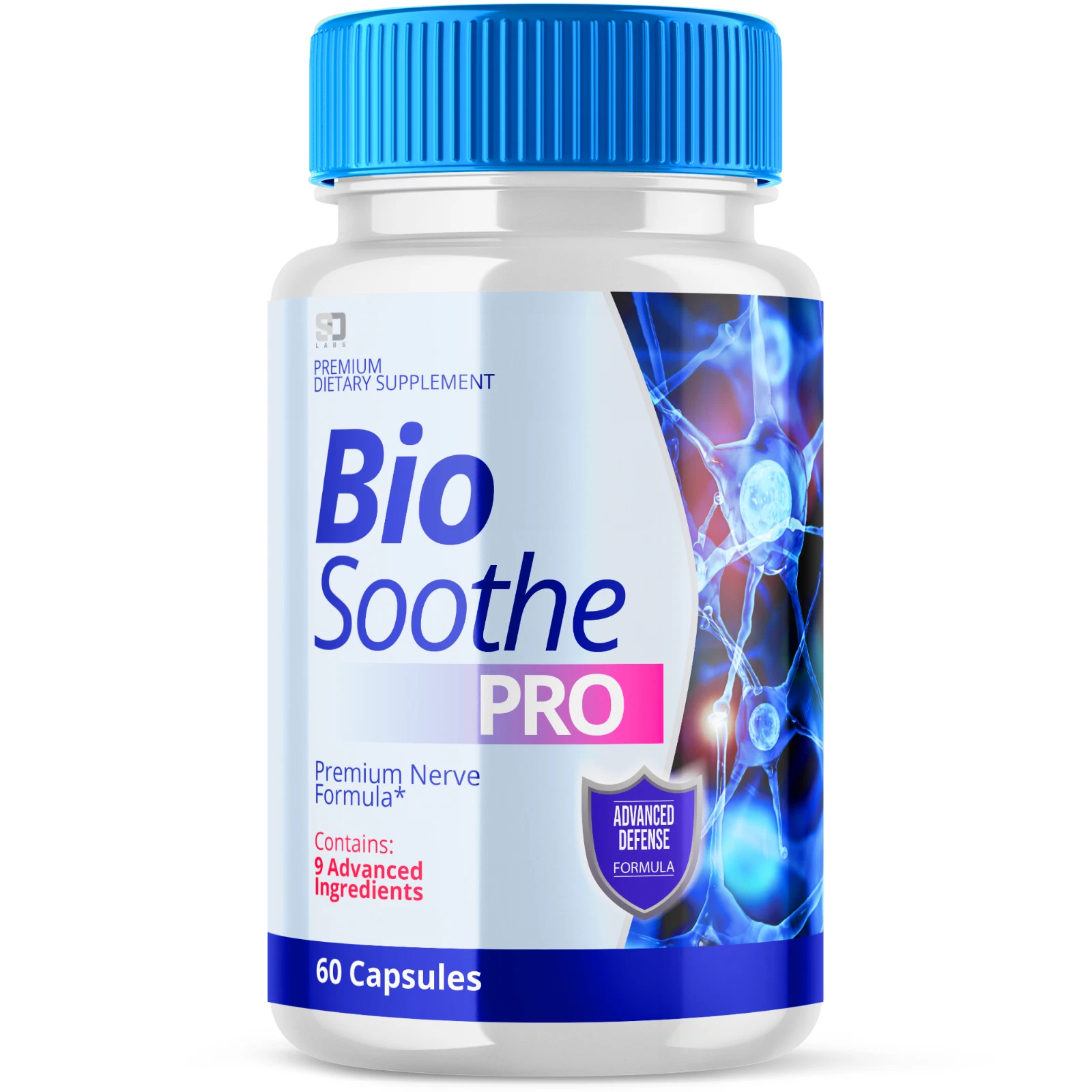Bio Soothe Pro, BioSoothe Pro Premium Nerve Formula for Nerve Pain (60 Capsules)