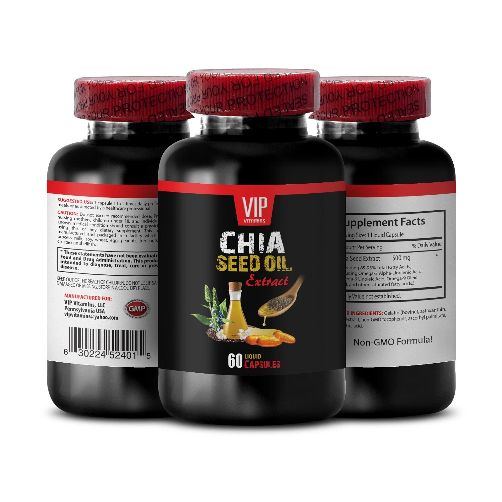 chia seed cleanse - CHIA SEED OIL - weight loss supplement 1 Bottle