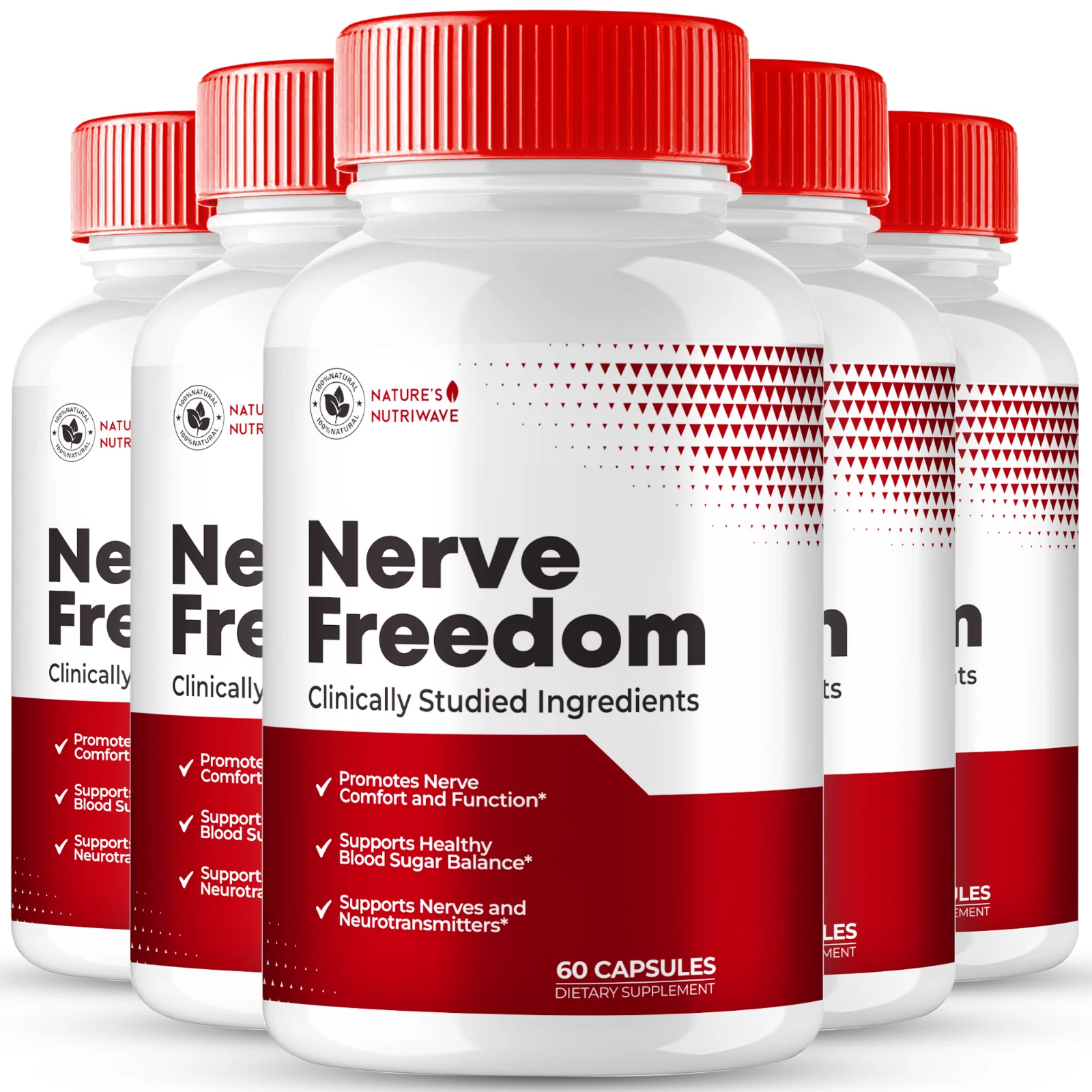 (5 Pack) Nerve Freedom Nerve Health Capsules, NerveFreedom Healthy Blood Support