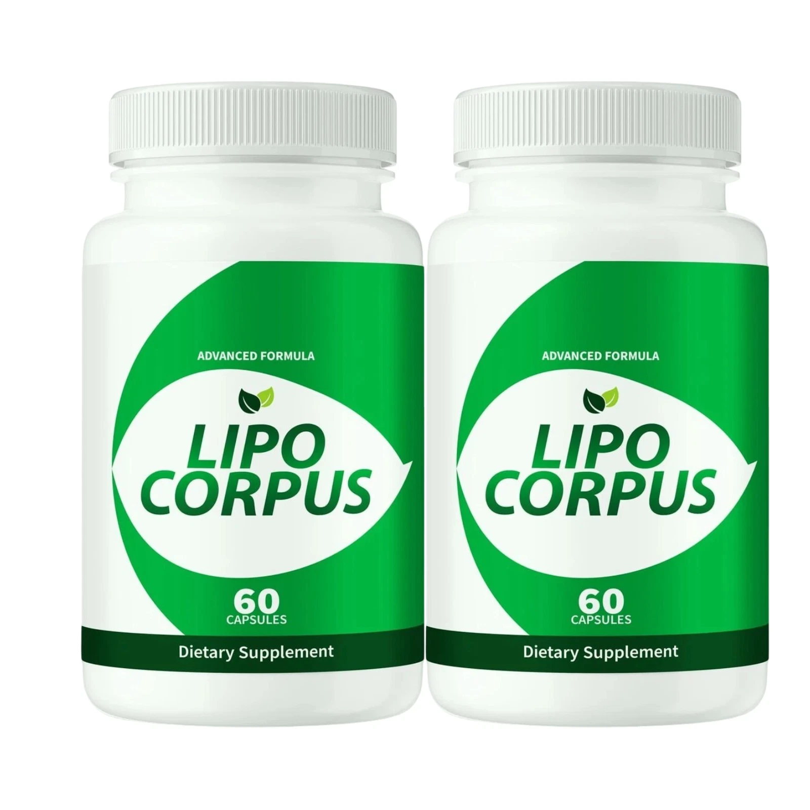 2-Pack Lipo Corpus Capsules, LipoCorpus For Weight Loss Support - 120 Capsules