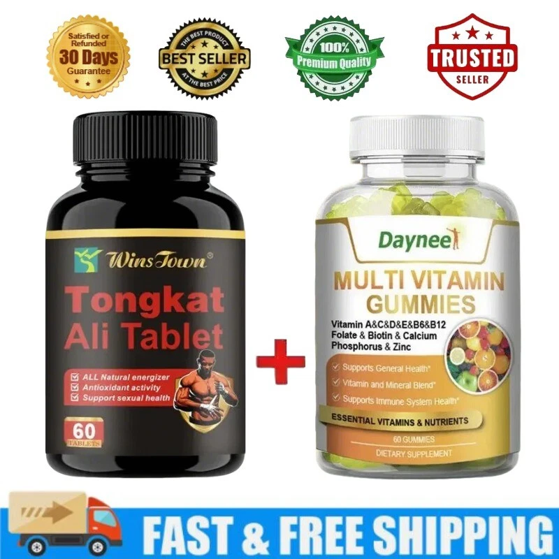 Vitality Balance: Dongge Ali Power Tablets+Complex Vitamin Supplementing Gummies
