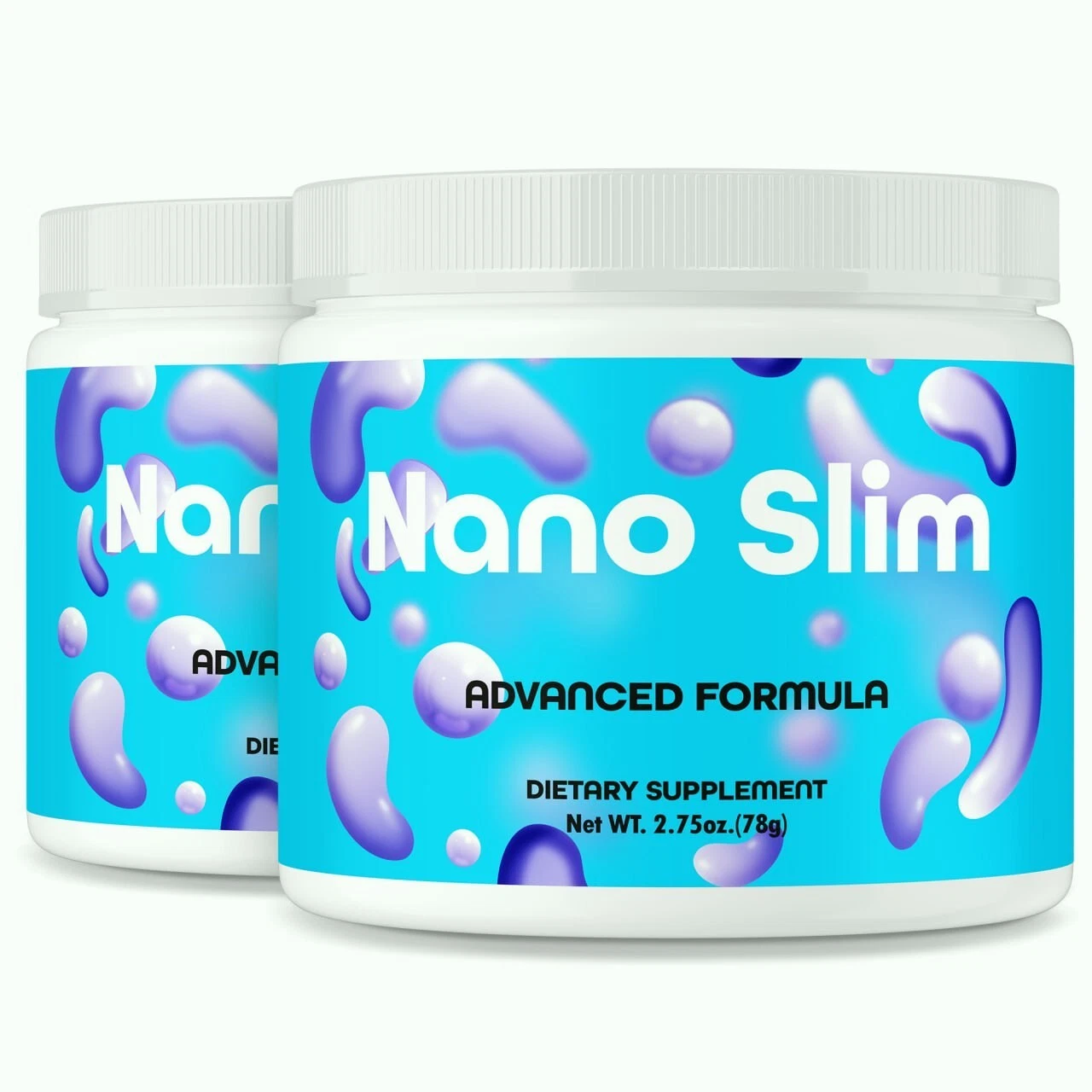 (2 Pack) Nano Slim Powder, NanoSlim for Advanced Weight Loss & Fat Burning