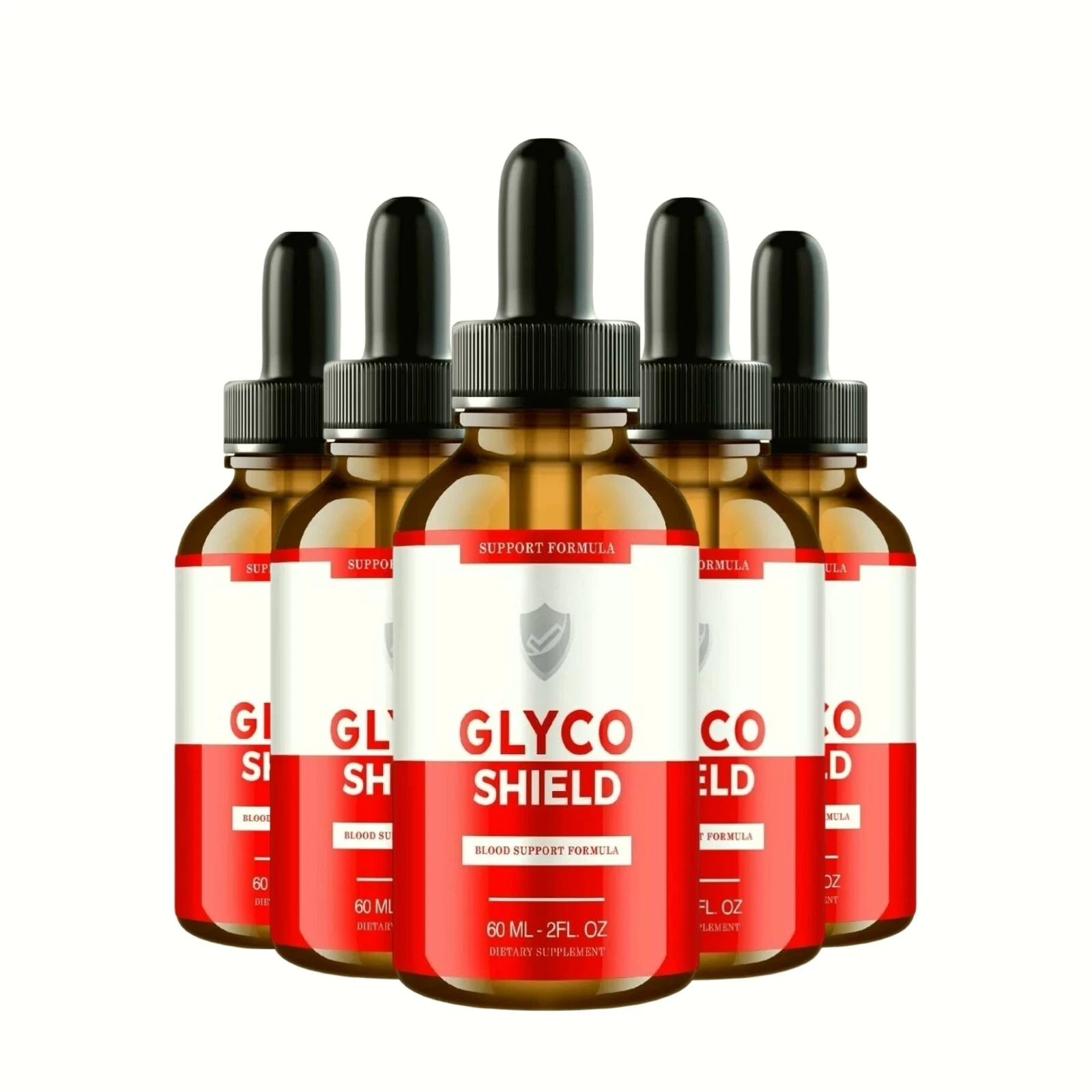 (5-Pack) Glyco Shield Drops, GlycoShield Drops to Support Healthy Blood
