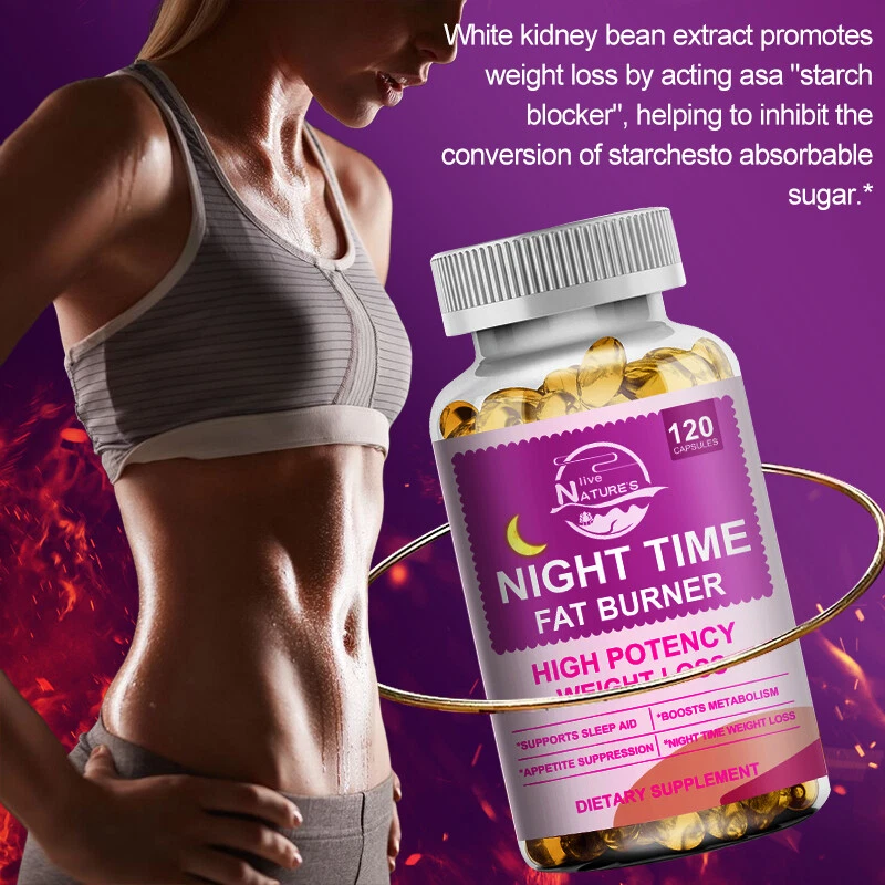 120Capsules Weight Loss Fast Appetite Suppressant Slimming Burn Fat Capsules